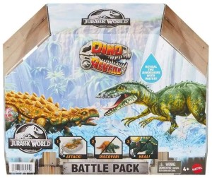 JURASSIC WORLD DINO REVAL BATTLE, MATTEL
