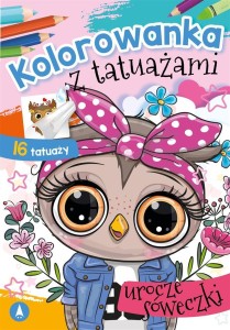 KOLOROWANKA Z TATUAŻAMI. UROCZE SÓWECZKI