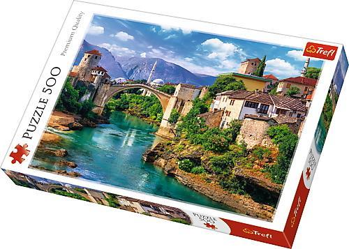 Puzzle 500 Stary most w Mostarze TREFL, Trefl