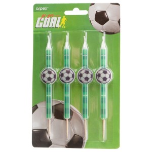ŚWIECZKI GOL! 10,5CM 4SZT