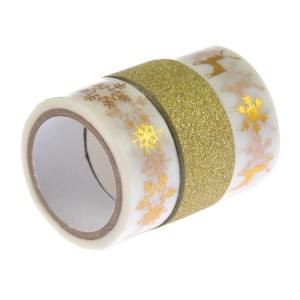 TAŚMA DEKORACYJNA KLEJĄCA 3SZT