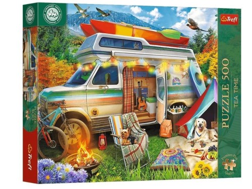 Puzzle 500 Tea Time: Kamper TREFL, Trefl