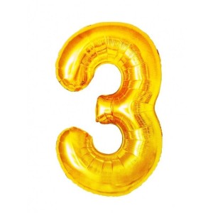 BALON FOLIOWY ZŁOTY 3
