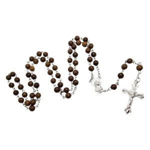RÓŻANIEC PLASTIKOWY BRĄZOWY