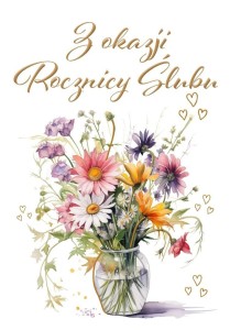 KARNET ROCZNICA ŚLUBU