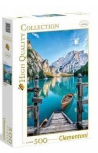 PUZZLE 500 BRAIES LAKE, CLEMENTONI