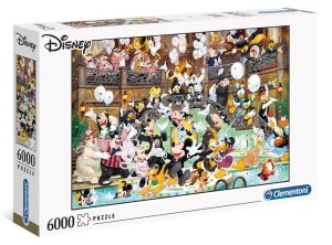 PUZZLE 6000 HQ DISNEY GALA, CLEMENTONI