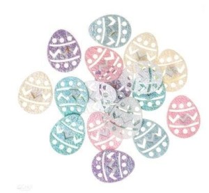 NAKLEJKI Z FILCU JAJKA 18SZT