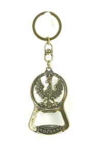 BRELOK METALOWY OTWIERACZ Z ORŁEM 6CM, ABINO