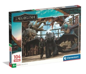 PUZZLE SUPER 104 HOW TO TRAIN YOUR DRAGON