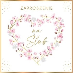 ZAPROSZENIE ŚLUB (10SZT)