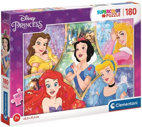 Puzzle 180 Super Kolor Princess, Clementoni