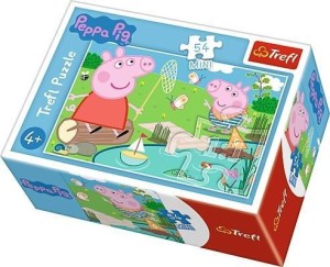PUZZLE 54 MINI WESOŁY DZIEŃ ŚWINKI PEPPY 1 TREFL