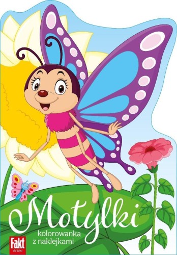 Motylki. Kolorowanka z naklejkami, praca zbiorowa