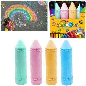 KREDA GRUBA KOLOROWA 4SZT, TRIFOX