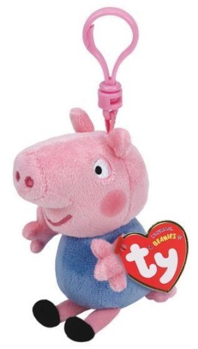 Beanie Babies Świnka Peppa - George brelok, TY