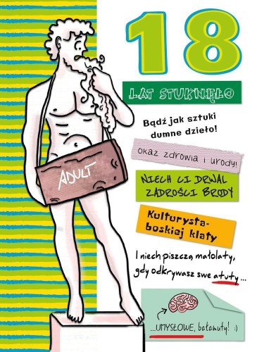 Karnet B6 Urodziny - 18-stka Chłopak