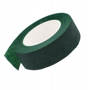 TAŚMA FLORYSTYCZNA ZIELONA 12MMX20M, BREWIS