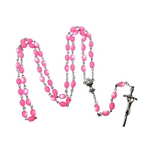 RÓŻANIEC KOMUNIJNY RÓŻOWY