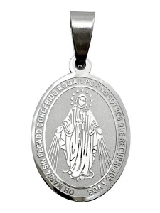 MEDALIK MATKA BOŻA NIEPOKALANA STAINLESS