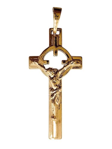 Zawieszka Krzyżyk Pozłacany 32x15mm