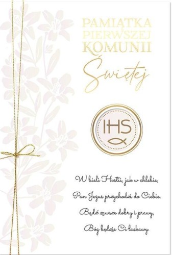 Karnet Primus Komunia