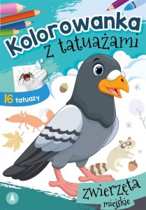 KOLOROWANKA Z TATUAŻAMI. ZWIERZĘTA MIEJSKIE