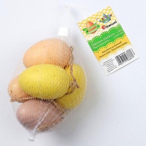 DEKORACJE PLASTIKOWE ZAWIESZKI JAJKA 40X60MM 5SZT