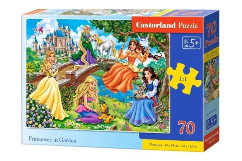Puzzle 70 Princess in Garden CASTOR, Castorland