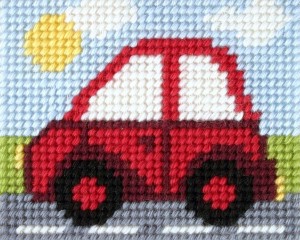 HAFT. MOJE PIERWSZE WYSZYWANIE - SAMOCHÓD