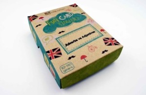 FUN CARD ENGLISH ADVERBS VS ADJECTIVES CREATIVO