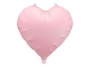 BALON FOLIOWY SERCE 45CM RÓŻOWY