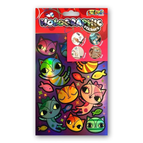 Naklejki holographic cats PENMATE