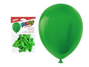 BALON DMUCHANY ZIELONY 26CM 12SZT