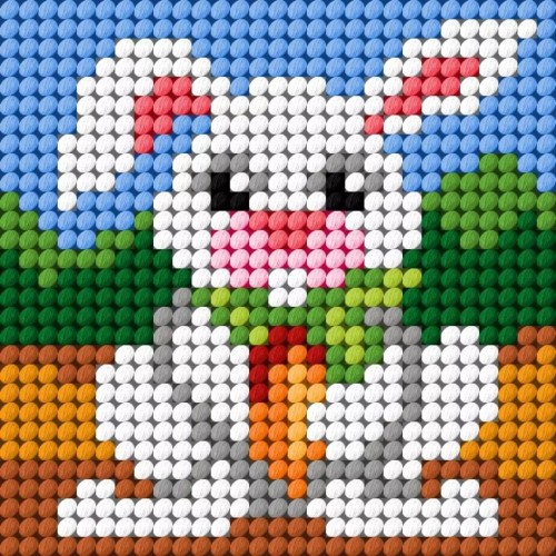 Haft. Moje pierwsze wyszywanie - Zajączek