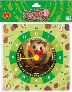 ZEGAR EDUKACYJNY - JEŻ ALEX, ALEXANDER