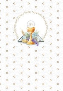 KARTKA OKOLICZNOŚCIOWA KOMUNIA