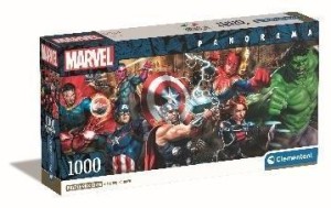 PUZZLE 1000 PANORAMA THE AVENGERS, CLEMENTONI