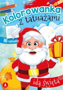 KOLOROWANKA Z TATUAŻAMI. IDĄ ŚWIĘTA