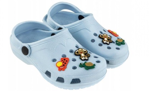 Clogi Dziecięce zwierzątka niebieskie rozm. 25