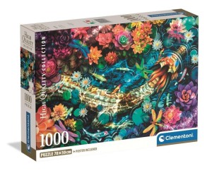 PUZZLE 1000 KOI RIVER, CLEMENTONI