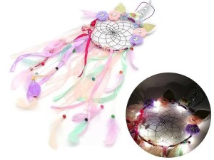 ŁAPACZ SNÓW ZE ŚWIATŁEM LED 23X34X20CM, ADAR