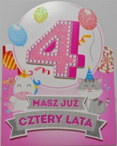 KARNET URODZINY 4