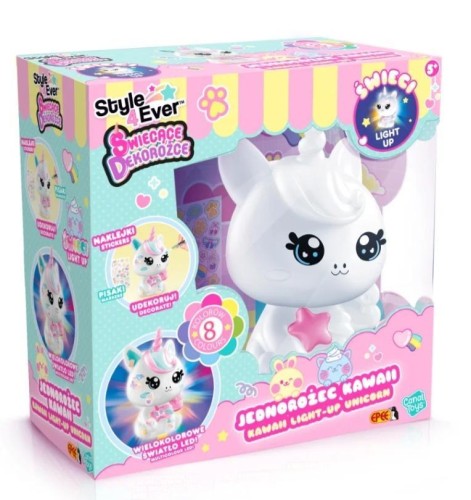 Świecące dekorożce DIY Jednorożec kawaii, EPEE