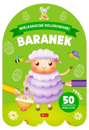 Wielkanocne kolorowanki. Baranek-2026