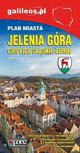 Jelenia Góra, Cieplice Śląskie-Zdrój - plan miasta