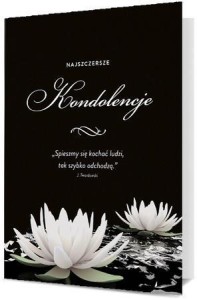 KARNET B6 KONDOLENCJE