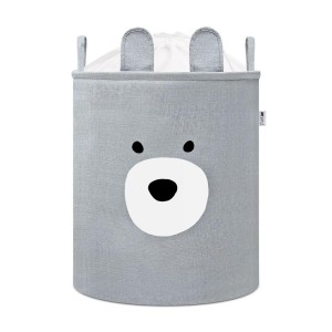 KOSZ NA ZABAWKI WERSJA PREMIUM SZARY MIŚ XXL, SIPO