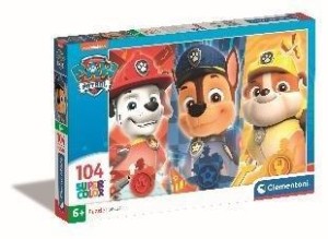 PUZZLE 104 SUPER KOLOR PAW PATROL, CLEMENTONI