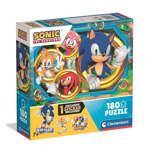 Puzzle 180 Super Kolor Sonic, Clementoni